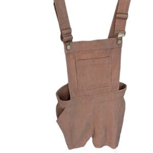 Lunik Blush Pink Corduroy Shortalls Medium Spring Colors Comfortable Inspo Vibes
